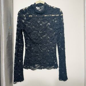 Lace Black long sleeve Women’s Top